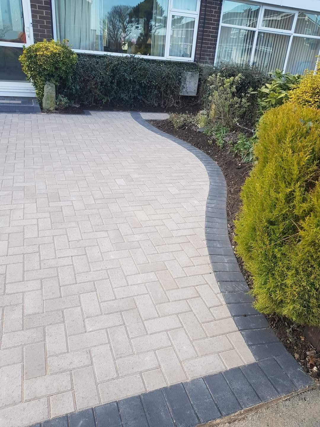 E.R.D Paving completed project 7 — driveways, patios, landscaping, fencing, and groundworks across the North East