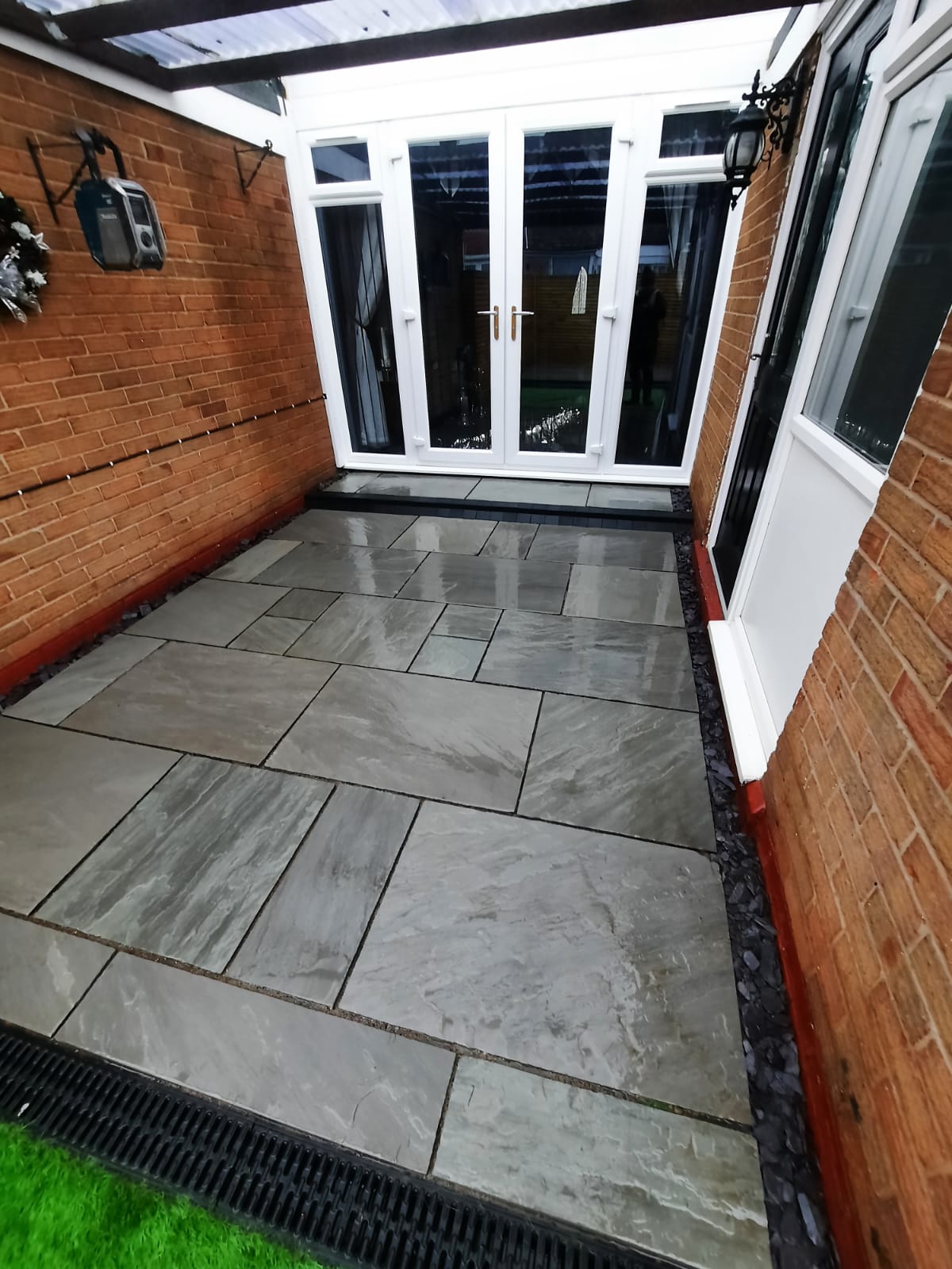 E.R.D Paving completed project 105 — driveways, patios, landscaping, fencing, and groundworks across the North East