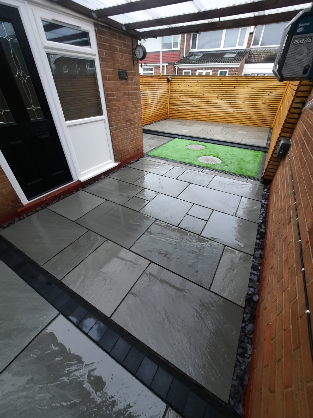 E.R.D Paving completed project 112 — driveways, patios, landscaping, fencing, and groundworks across the North East
