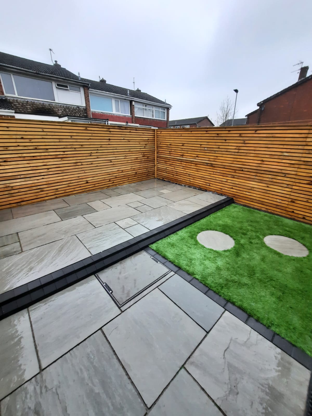 E.R.D Paving completed project 116 — driveways, patios, landscaping, fencing, and groundworks across the North East