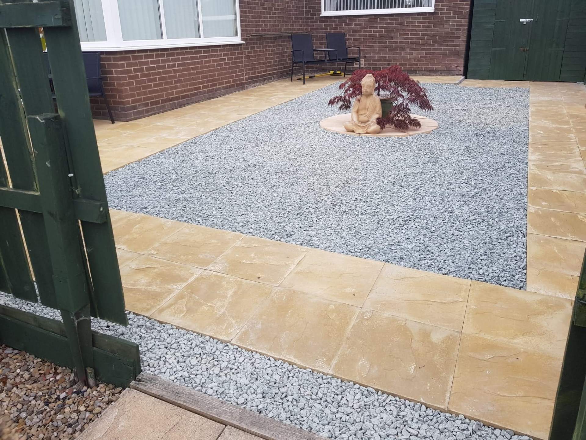 E.R.D Paving completed project 122 — driveways, patios, landscaping, fencing, and groundworks across the North East