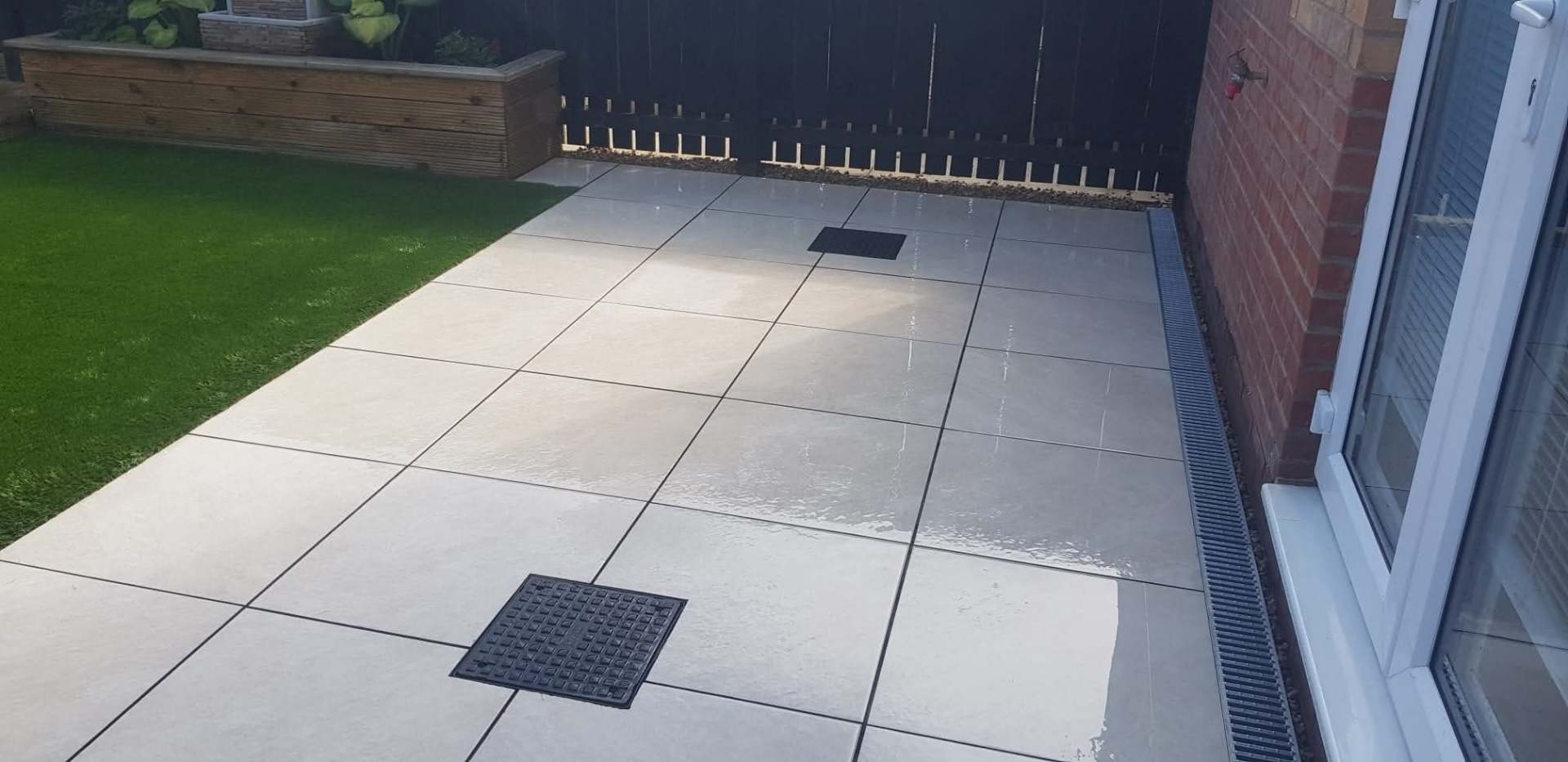 E.R.D Paving completed project 126 — driveways, patios, landscaping, fencing, and groundworks across the North East