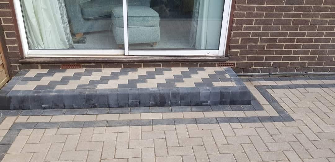 E.R.D Paving completed project 144 — driveways, patios, landscaping, fencing, and groundworks across the North East