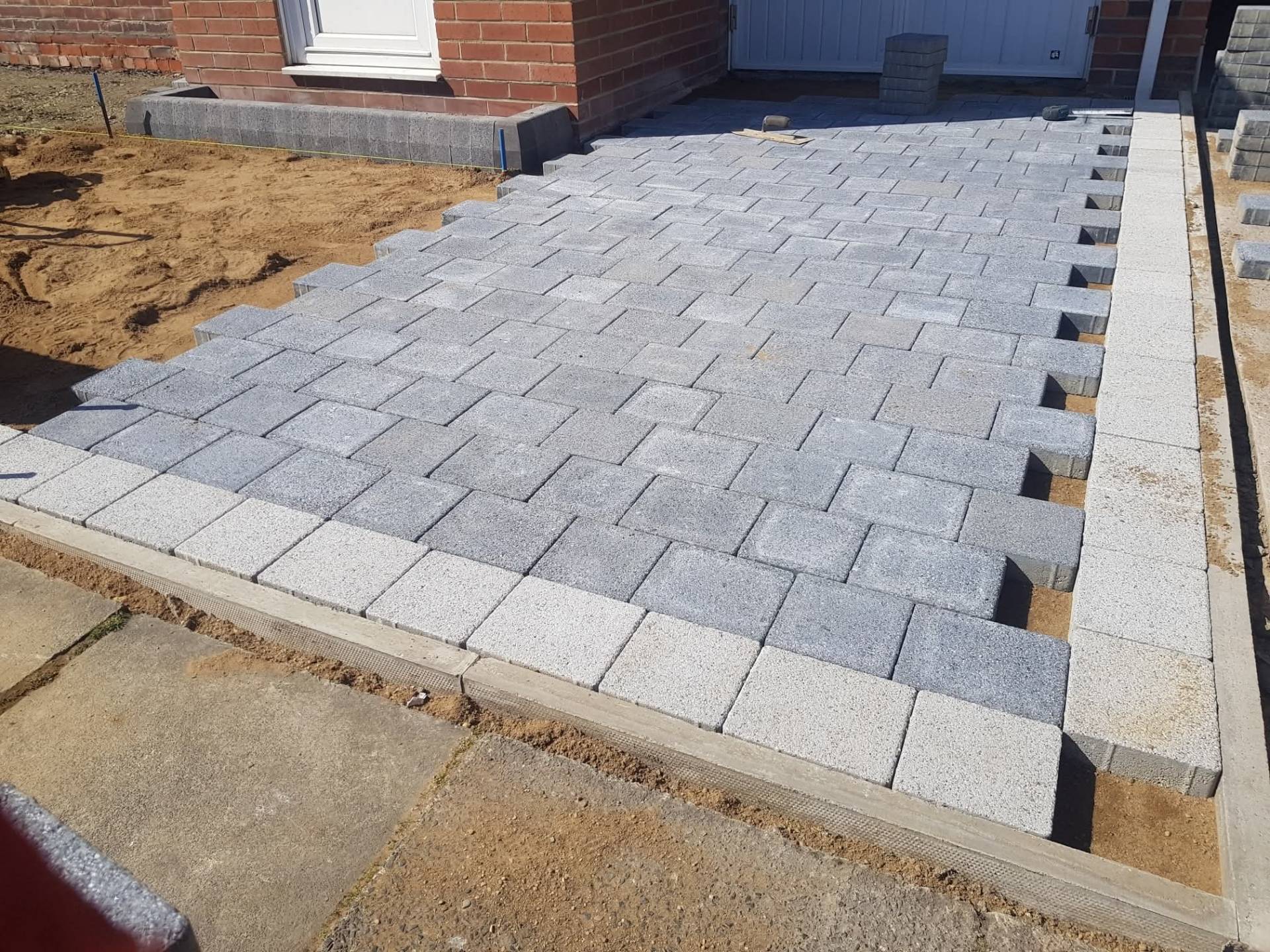 E.R.D Paving completed project 146 — driveways, patios, landscaping, fencing, and groundworks across the North East