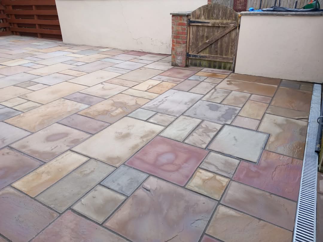 E.R.D Paving completed project 149 — driveways, patios, landscaping, fencing, and groundworks across the North East