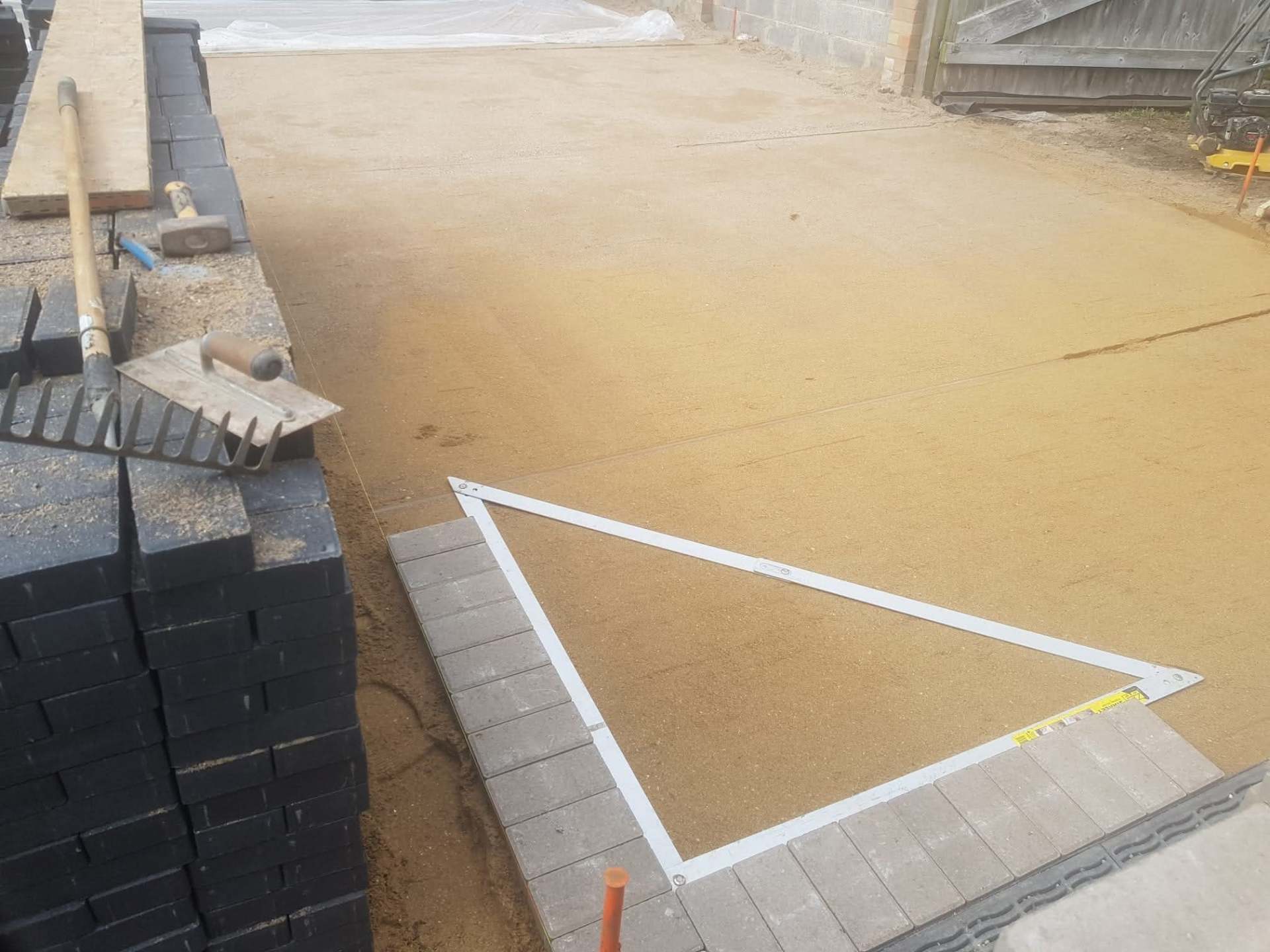 E.R.D Paving completed project 150 — driveways, patios, landscaping, fencing, and groundworks across the North East