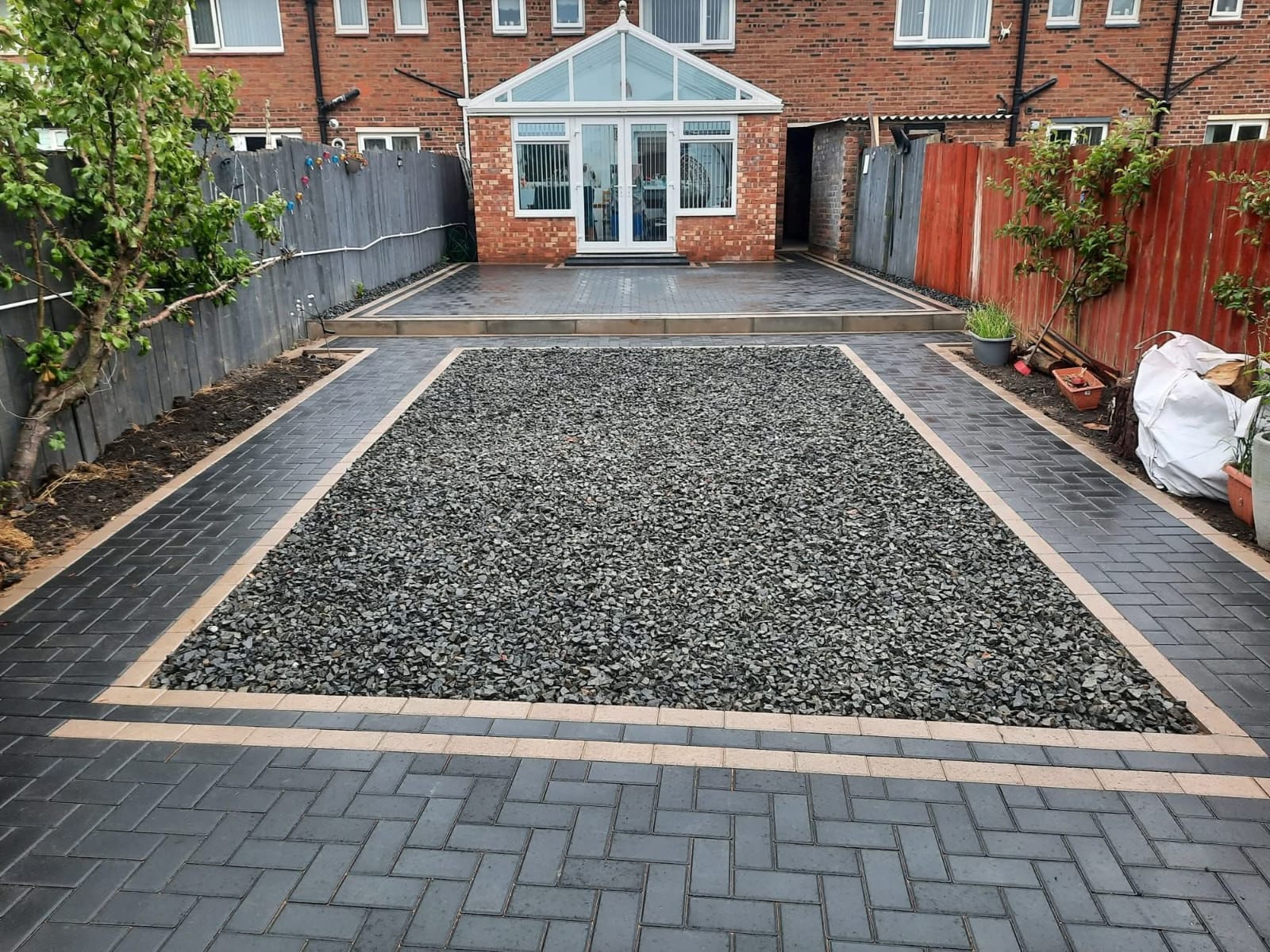 E.R.D Paving completed landscaping project in the North East