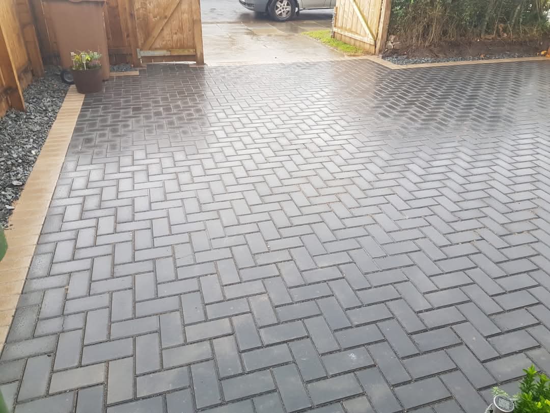 E.R.D Paving completed project 16 — driveways, patios, landscaping, fencing, and groundworks across the North East