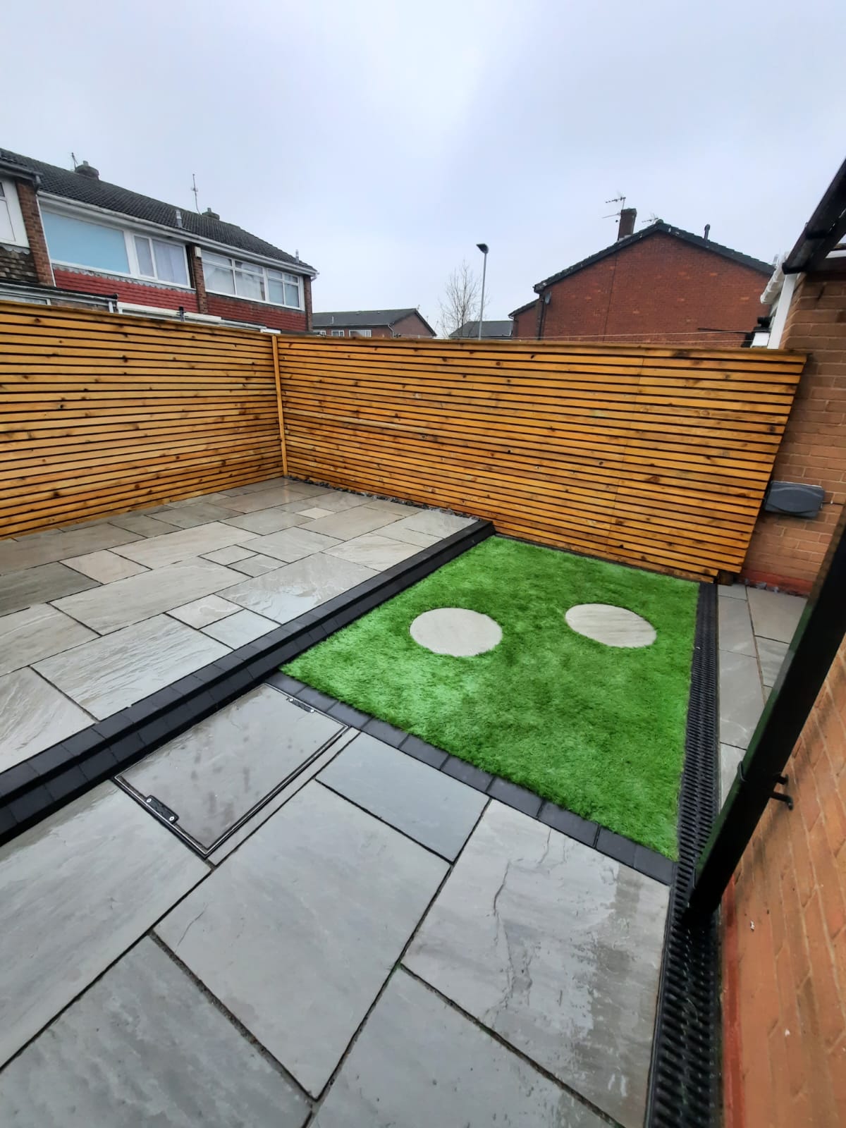 E.R.D Paving completed project 18 — driveways, patios, landscaping, fencing, and groundworks across the North East