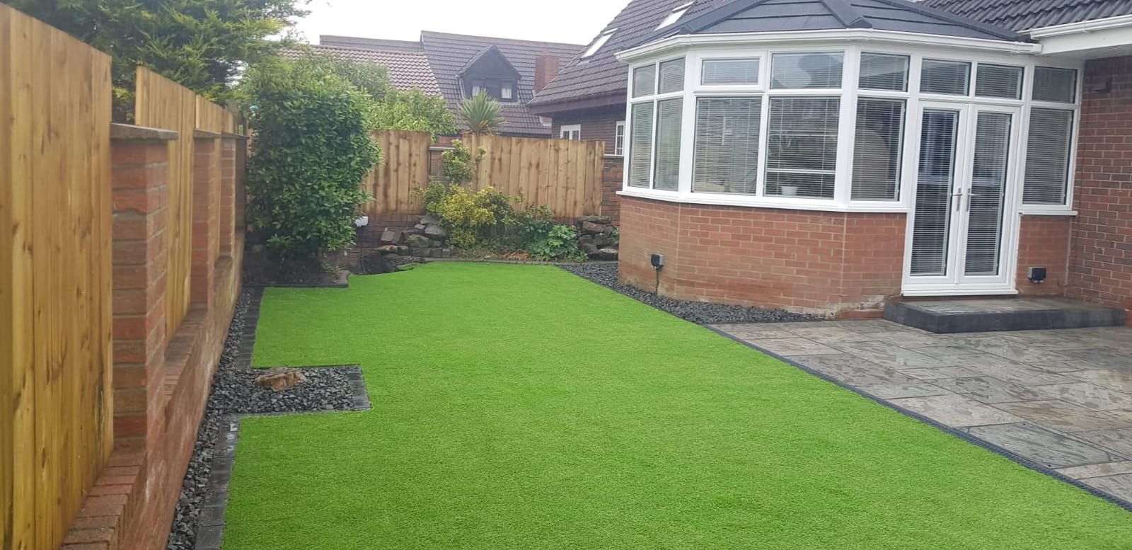 E.R.D Paving completed project 20 — driveways, patios, landscaping, fencing, and groundworks across the North East