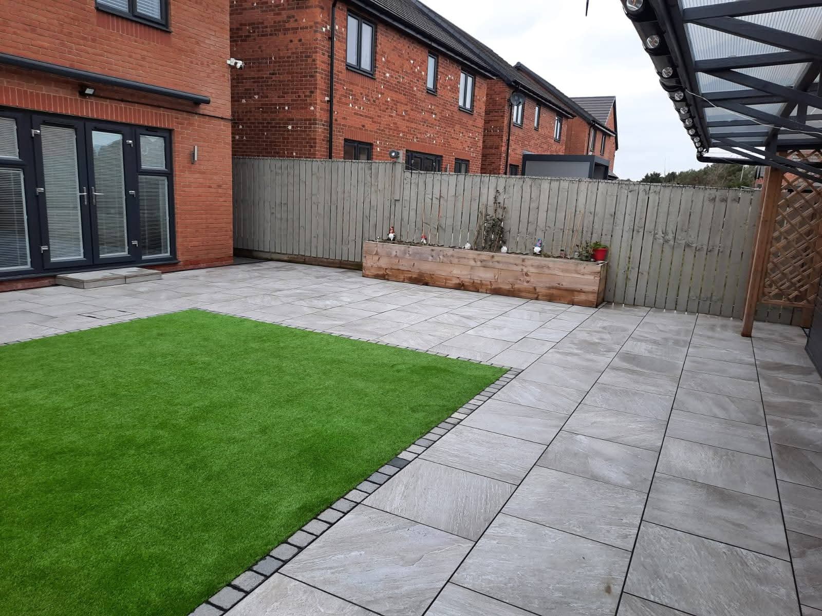 E.R.D Paving completed project 23 — driveways, patios, landscaping, fencing, and groundworks across the North East