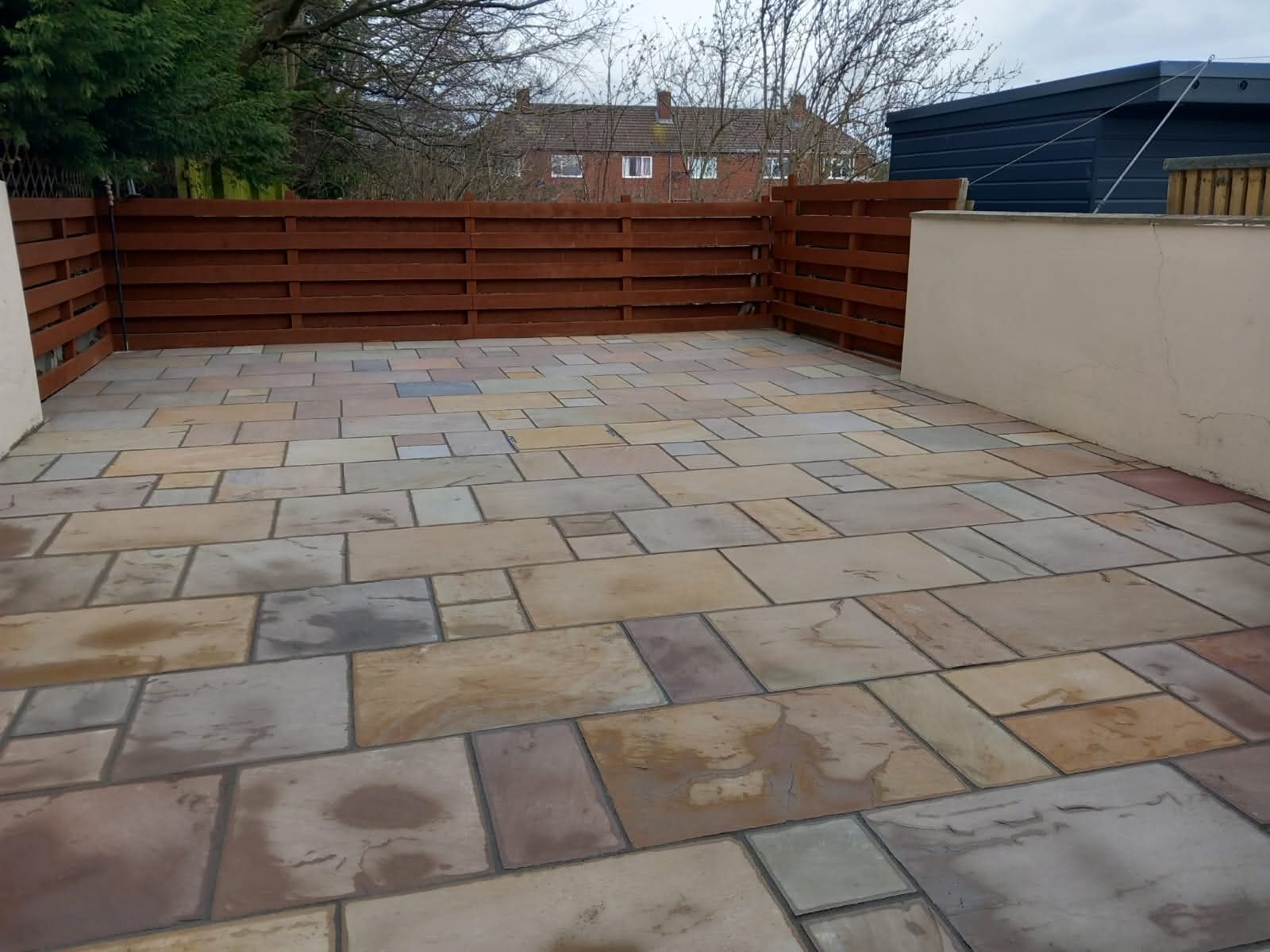 E.R.D Paving completed project 28 — driveways, patios, landscaping, fencing, and groundworks across the North East