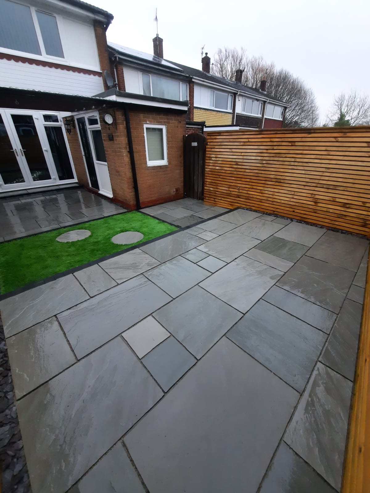 E.R.D Paving completed project 36 — driveways, patios, landscaping, fencing, and groundworks across the North East
