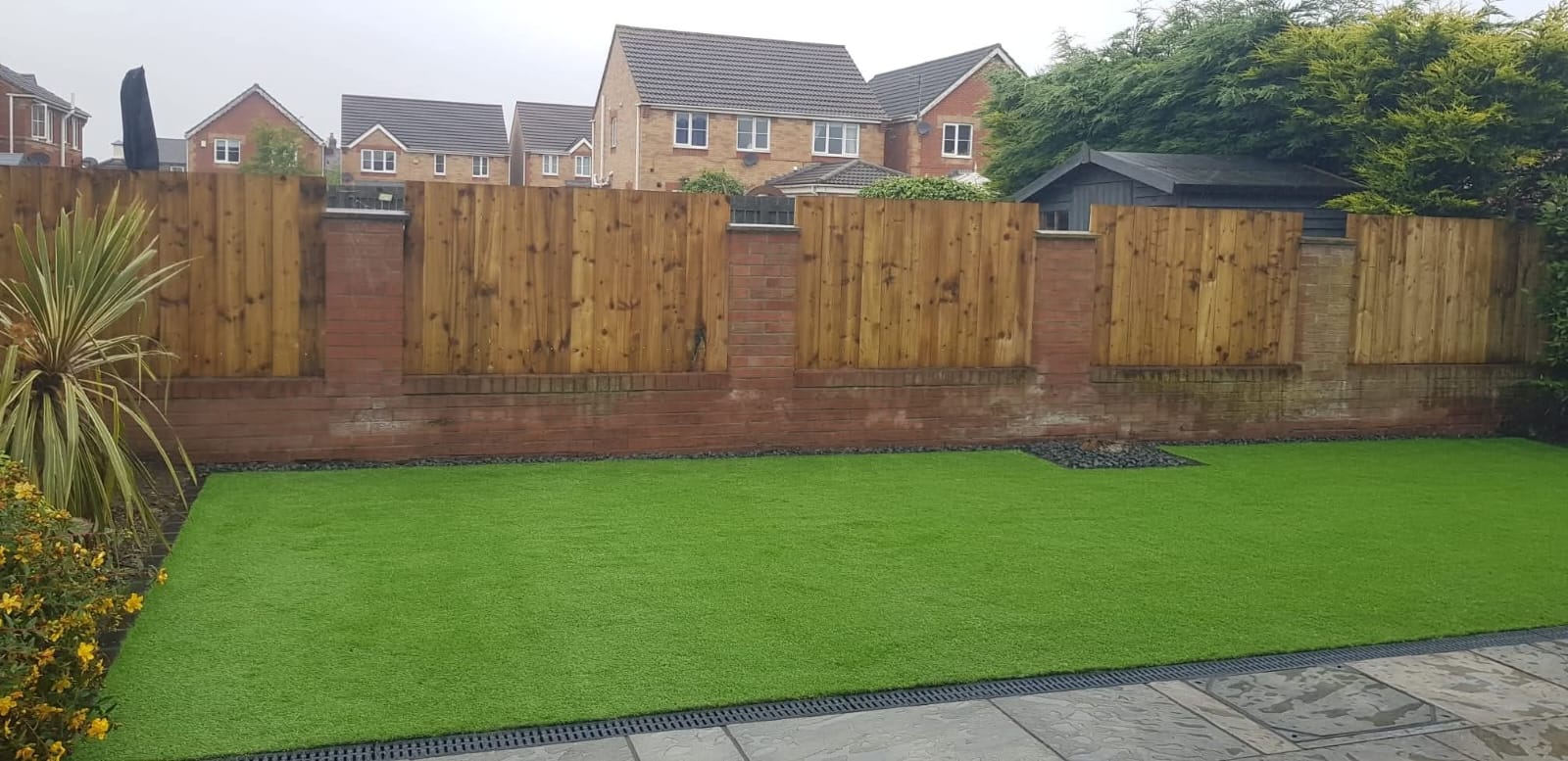 E.R.D Paving completed project 46 — driveways, patios, landscaping, fencing, and groundworks across the North East