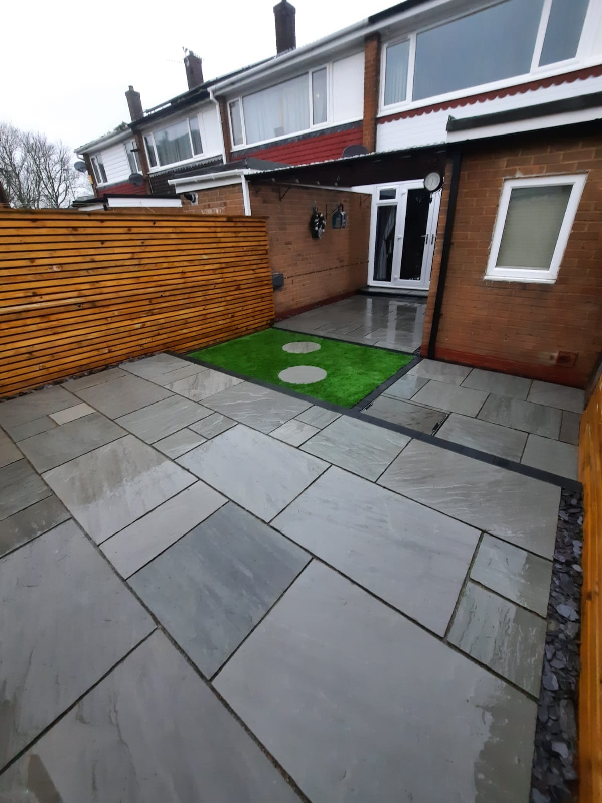 E.R.D Paving completed project 51 — driveways, patios, landscaping, fencing, and groundworks across the North East