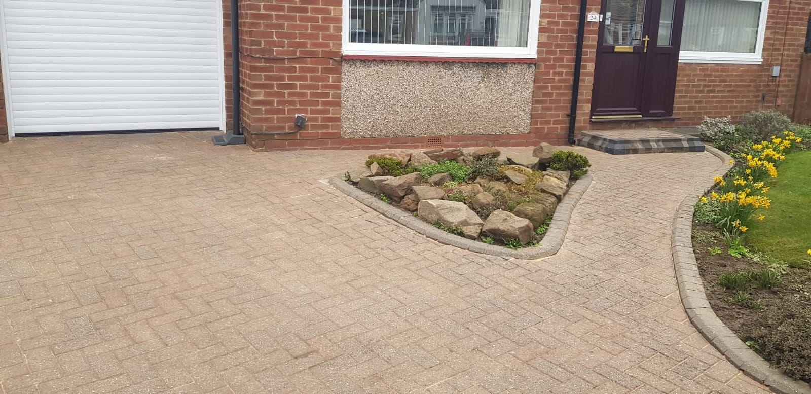 E.R.D Paving completed project 55 — driveways, patios, landscaping, fencing, and groundworks across the North East