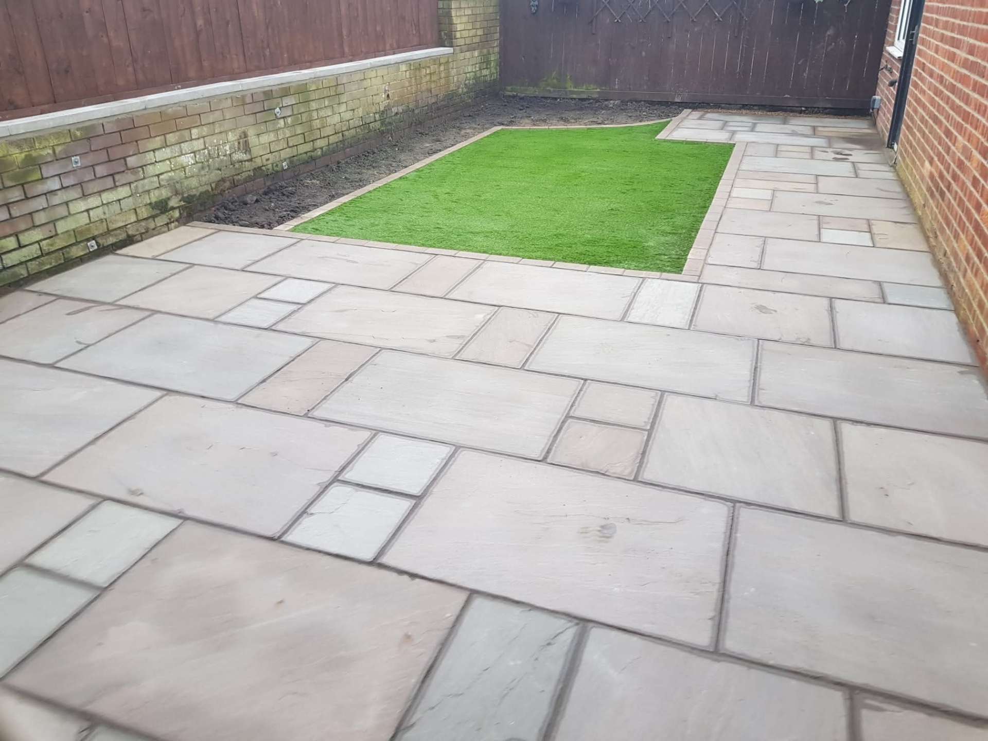 E.R.D Paving completed project 61 — driveways, patios, landscaping, fencing, and groundworks across the North East