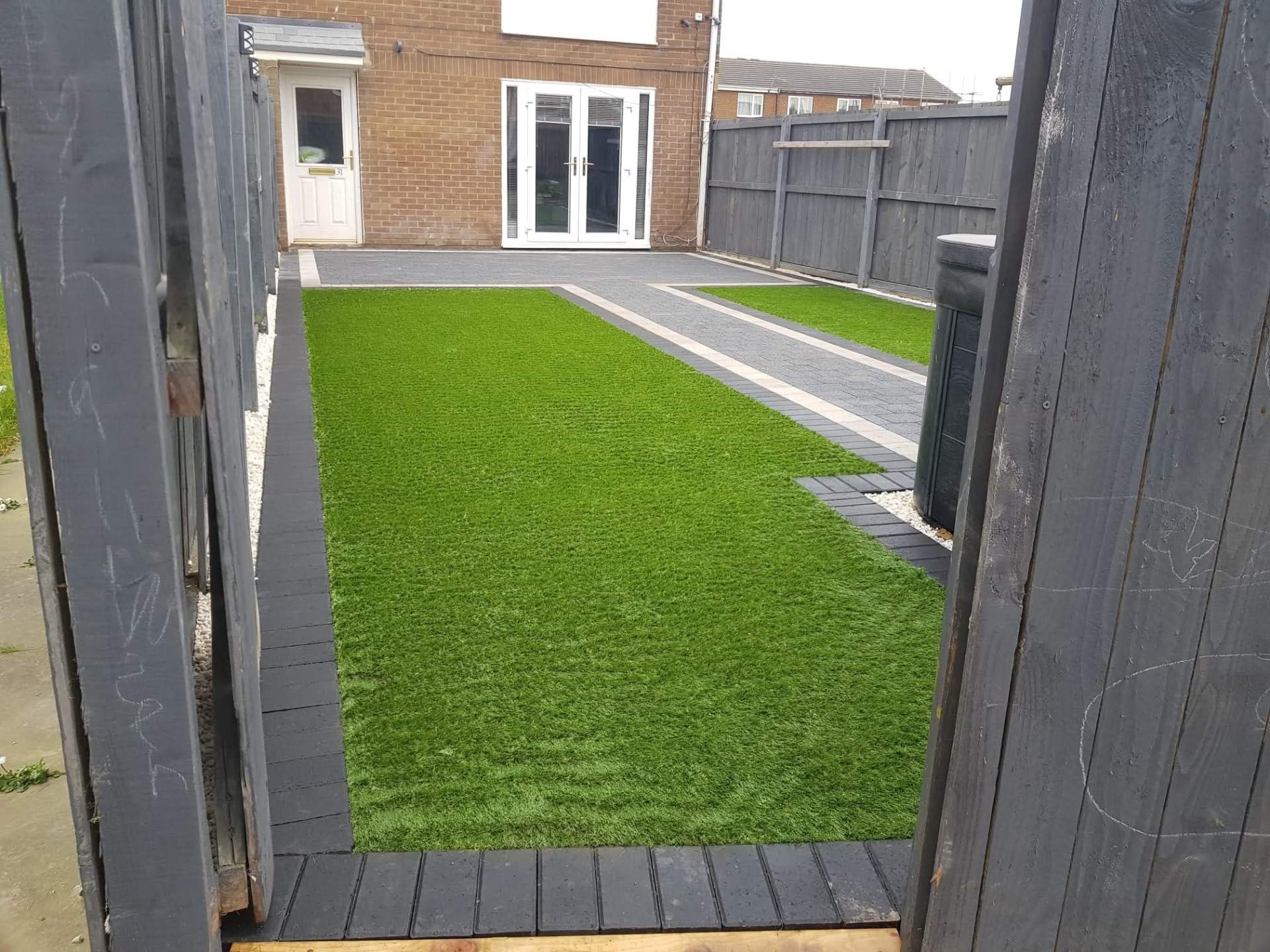 E.R.D Paving completed project 67 — driveways, patios, landscaping, fencing, and groundworks across the North East