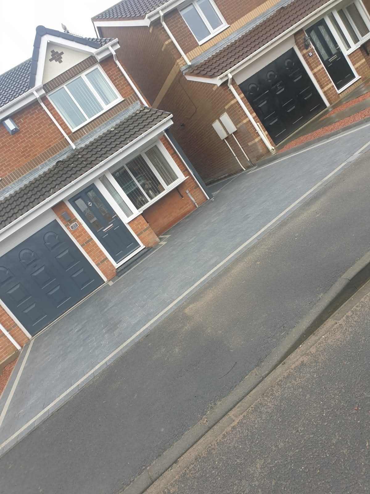 E.R.D Paving completed project 73 — driveways, patios, landscaping, fencing, and groundworks across the North East
