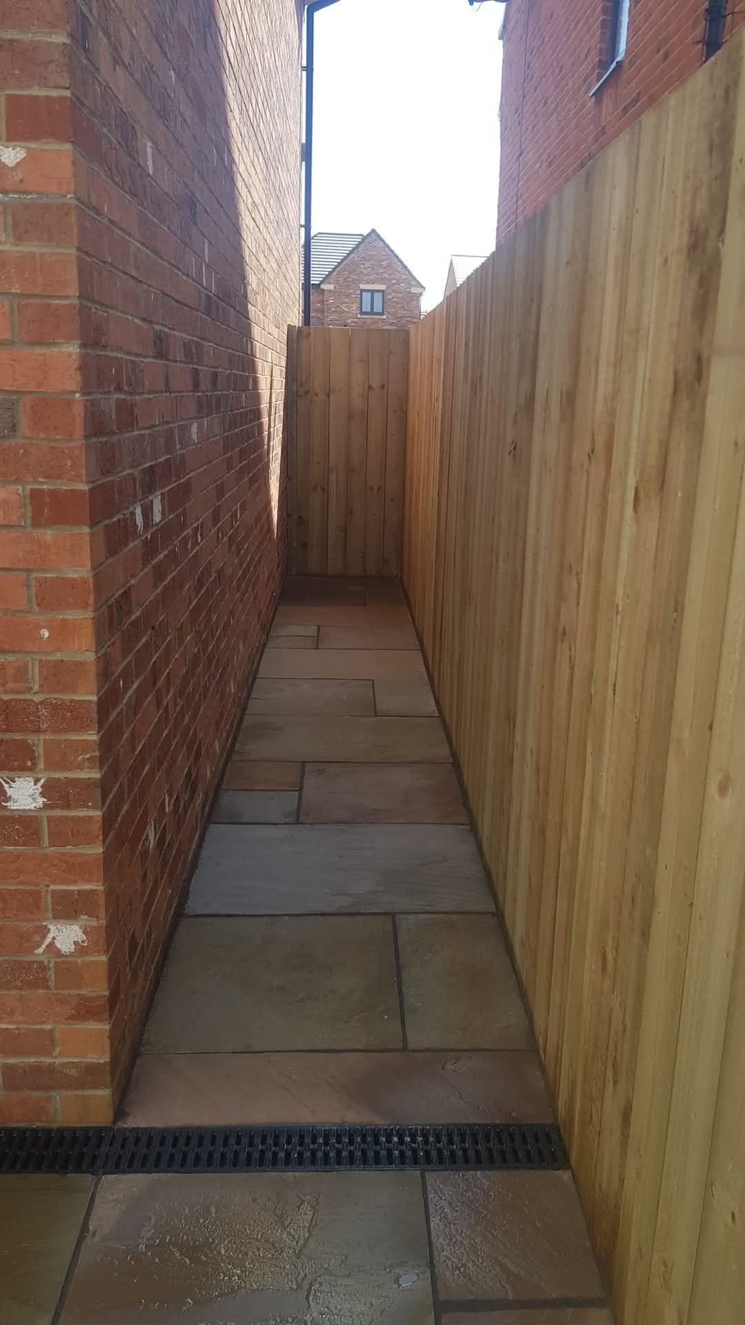 E.R.D Paving completed project 74 — driveways, patios, landscaping, fencing, and groundworks across the North East