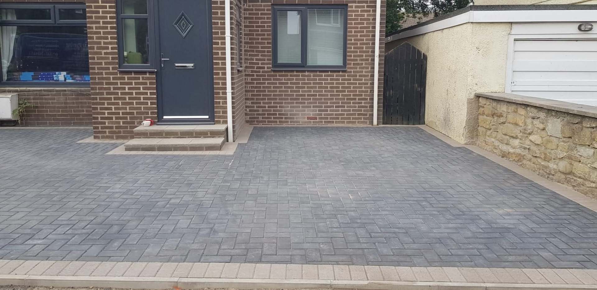 E.R.D Paving completed project 76 — driveways, patios, landscaping, fencing, and groundworks across the North East