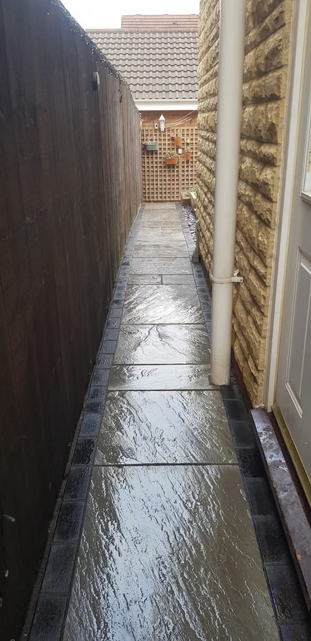 E.R.D Paving completed project 83 — driveways, patios, landscaping, fencing, and groundworks across the North East