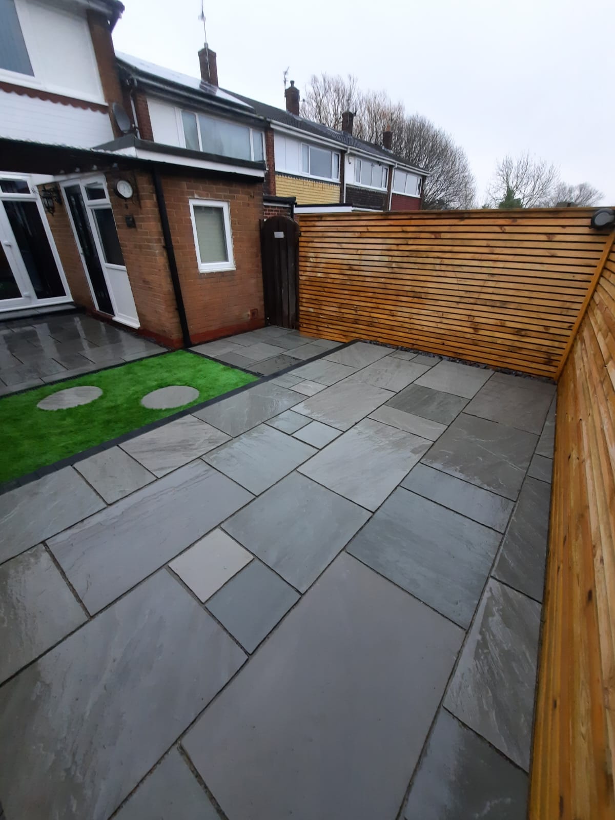 E.R.D Paving completed project 92 — driveways, patios, landscaping, fencing, and groundworks across the North East