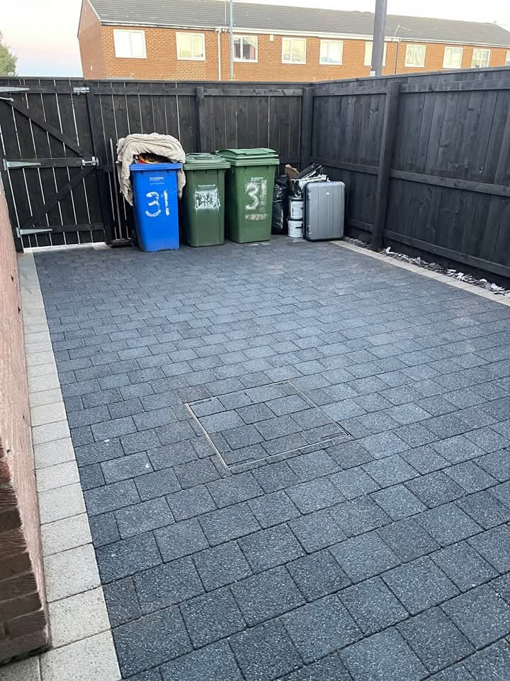 E.R.D Paving completed project 96 — driveways, patios, landscaping, fencing, and groundworks across the North East