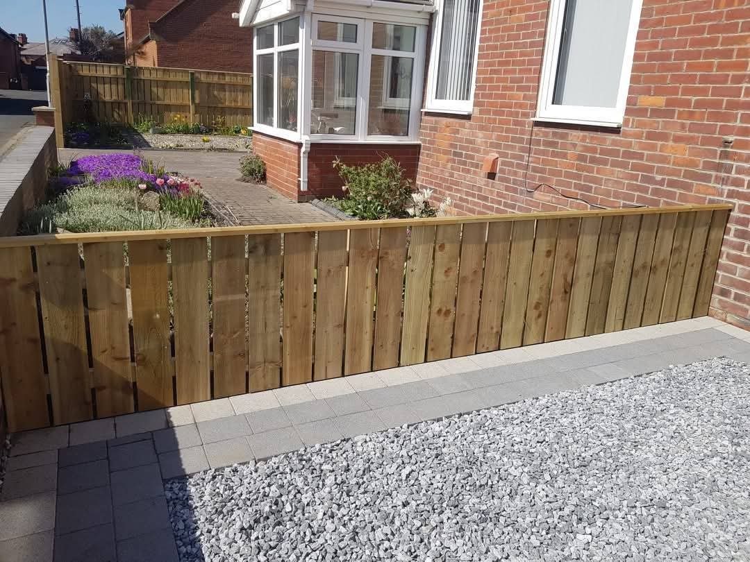 E.R.D Paving completed project 98 — driveways, patios, landscaping, fencing, and groundworks across the North East
