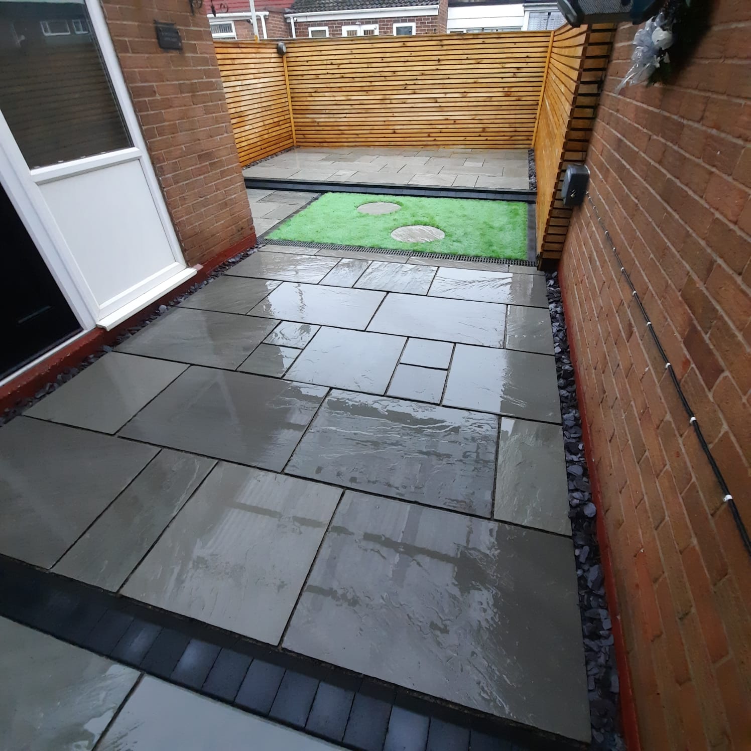 E.R.D Paving completed project 99 — driveways, patios, landscaping, fencing, and groundworks across the North East